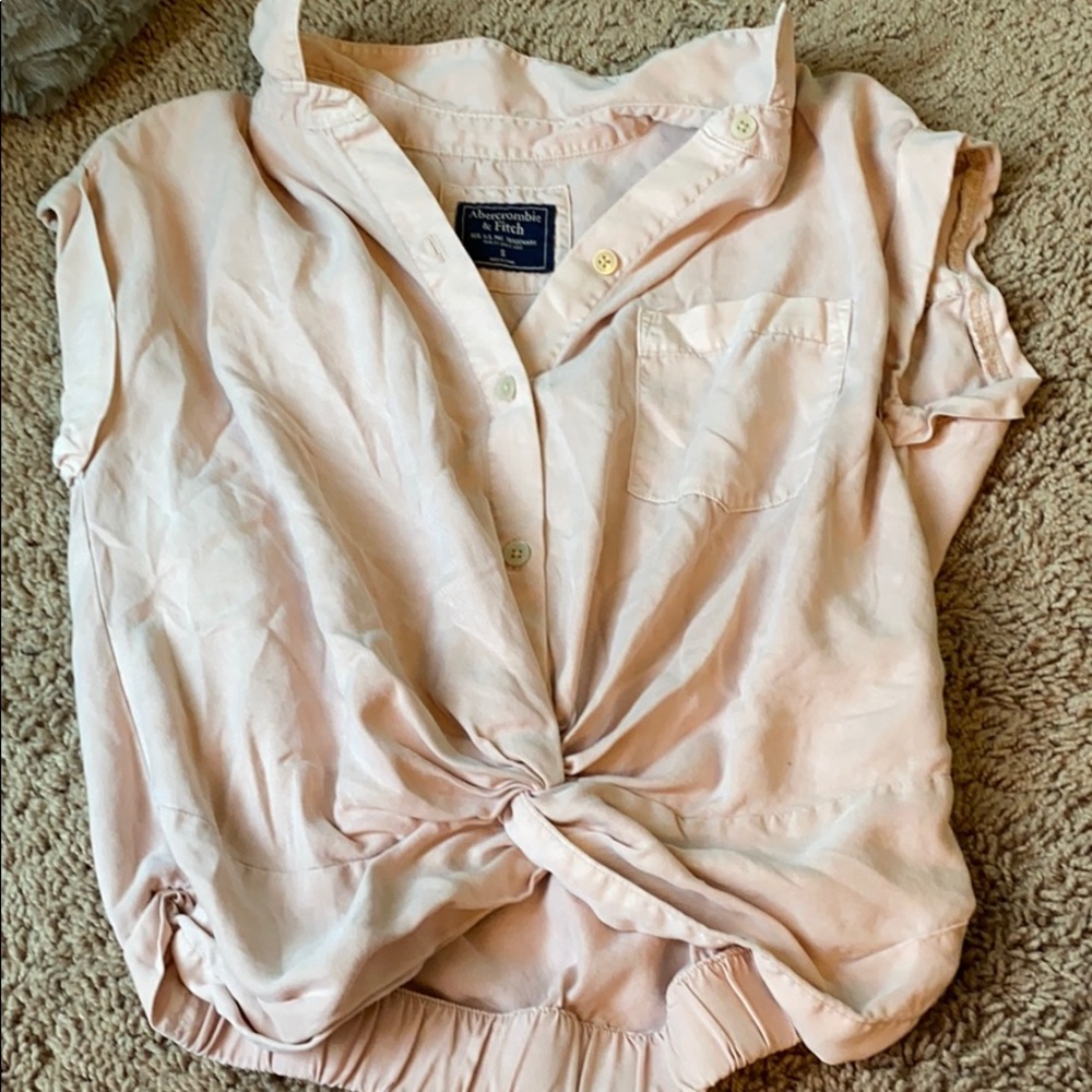 Abercrombie and Fitch light pink tank top